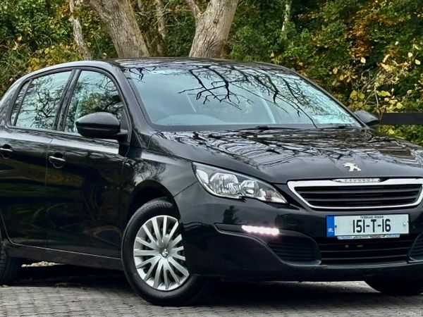Peugeot 308 Hatchback, Petrol, 2015, Black