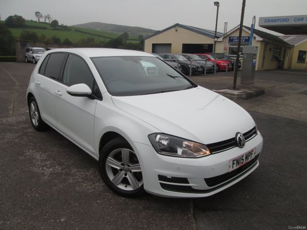 Volkswagen Golf Hatchback, Diesel, 2015, White