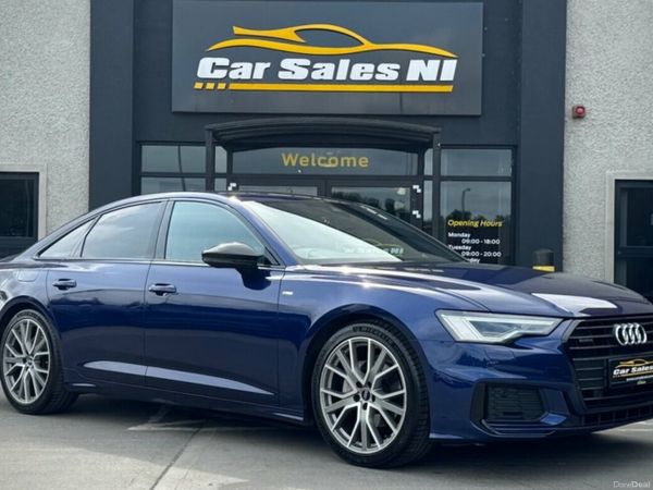Audi A6 Saloon, Diesel Hybrid, 2021, Blue
