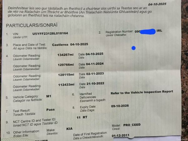 Kia Ceed Hatchback, Petrol, 2009, Silver