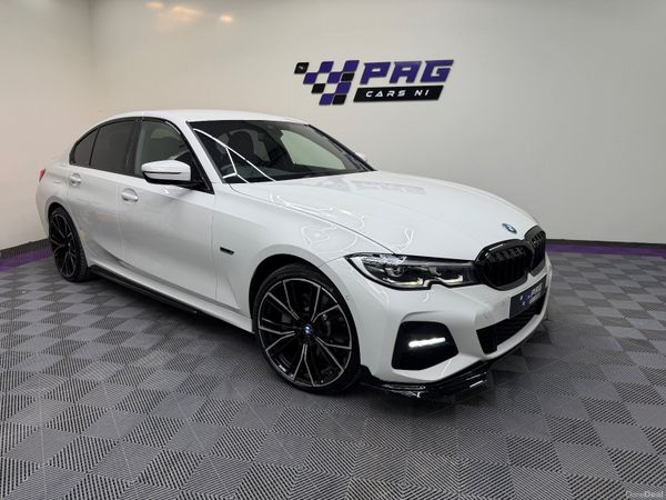 BMW 3-Series Saloon, Petrol Hybrid, 2021, White