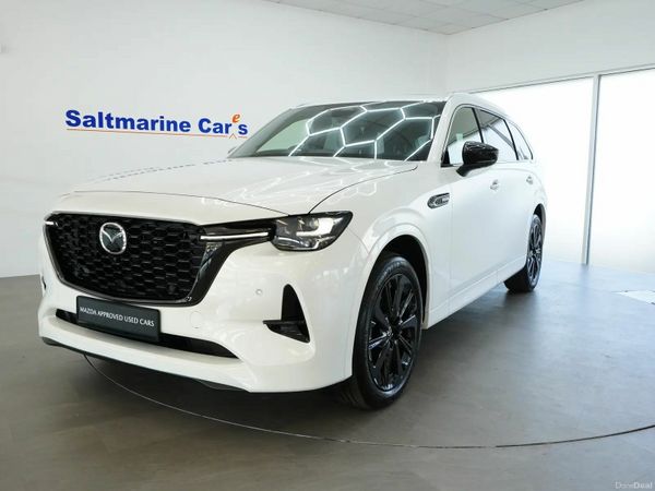 Mazda CX-80 SUV, Diesel Hybrid, 2025, White