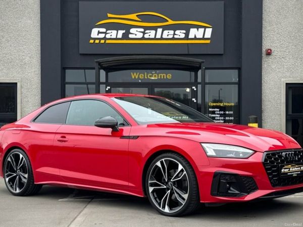 Audi A5 Coupe, Petrol Hybrid, 2023, Red