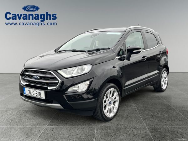 Ford EcoSport SUV, Petrol, 2021, Black