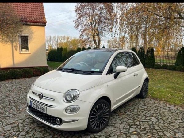 Fiat 500 Hatchback, Petrol, 2015, White