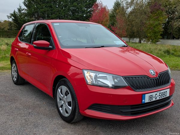 Skoda Fabia Hatchback, Petrol, 2018, Red