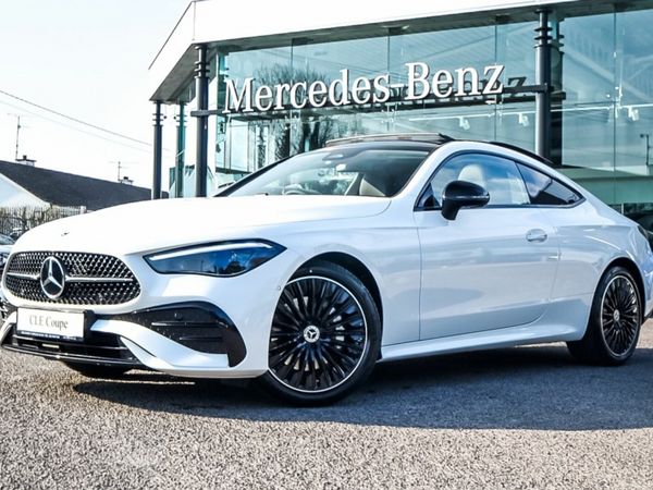 Mercedes-Benz CLE Coupe, Diesel Hybrid, 2026, White