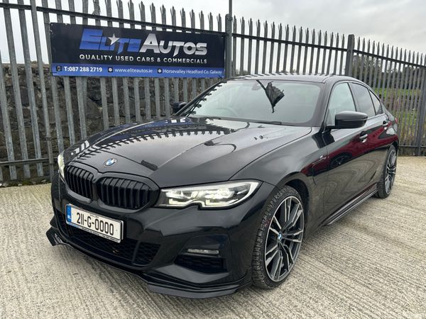 BMW 3-Series Saloon, Petrol Hybrid, 2021, Black