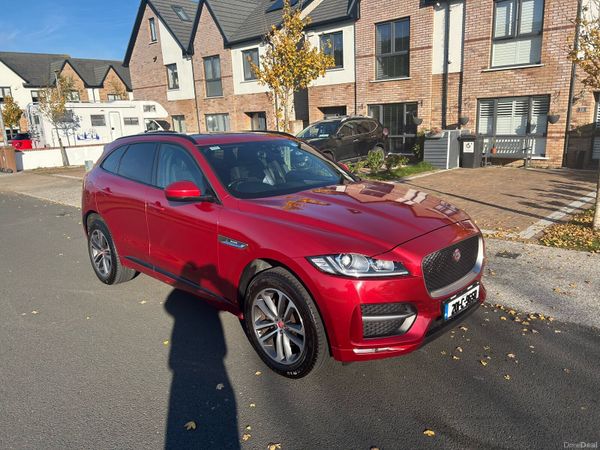 Jaguar F-Pace SUV, Diesel, 2020, Red