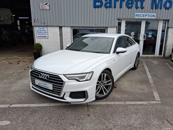 Audi A6 Saloon, Diesel Hybrid, 2019, White