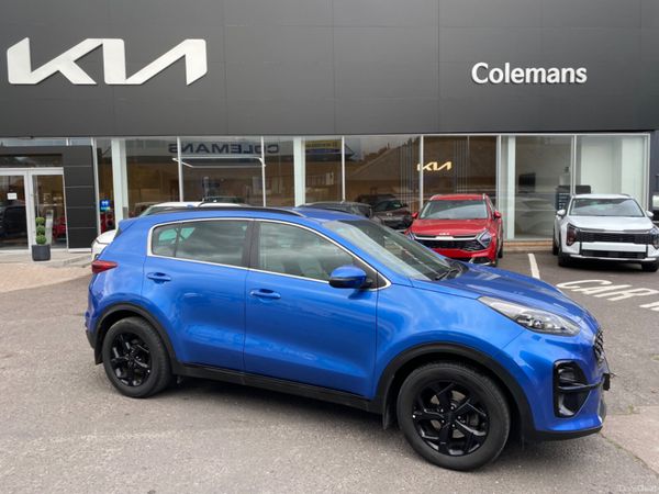 Kia Sportage SUV, Diesel Hybrid, 2021, Blue
