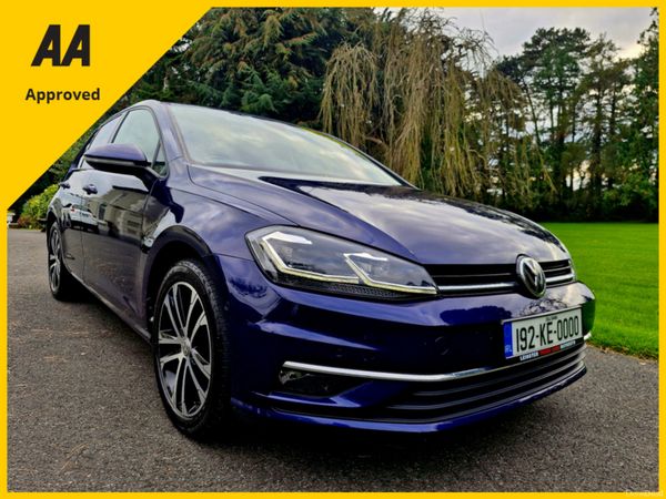 Volkswagen Golf Hatchback, Petrol, 2019, Blue