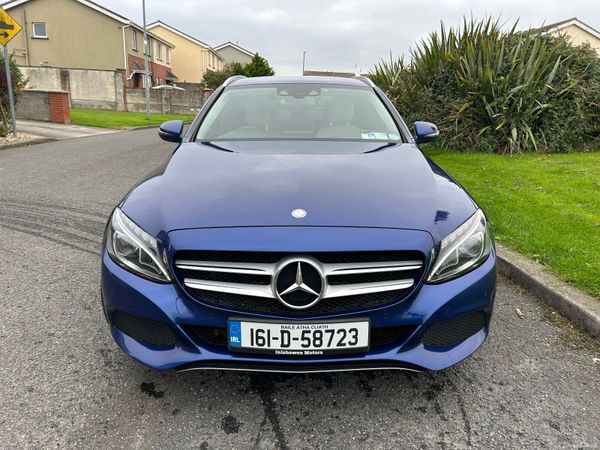 Mercedes-Benz C-Class Estate, Petrol Plug-in Hybrid, 2016, Blue