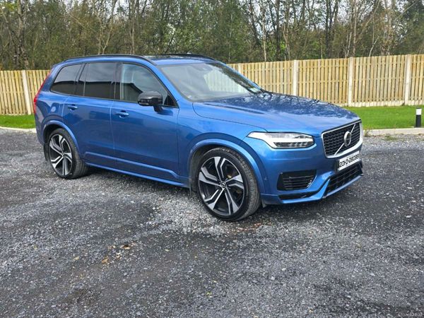 Volvo XC90 SUV, Diesel Plug-in Hybrid, 2020, Blue