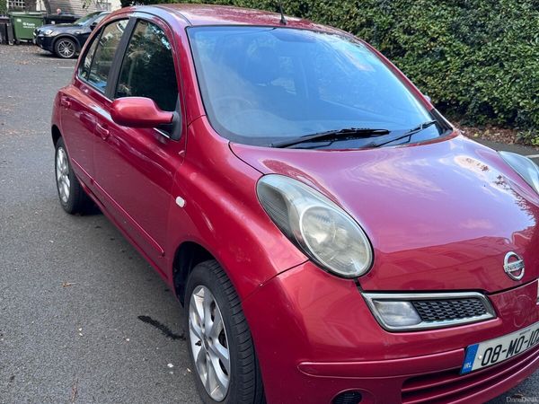 Nissan Micra Hatchback, Petrol, 2008, Red