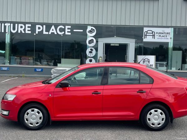 Skoda Rapid Saloon, Petrol, 2014, Red