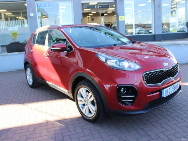 Kia Sportage SUV, Diesel, 2016, Red