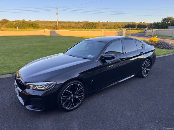 BMW 5-Series Saloon, Diesel, 2021, Black