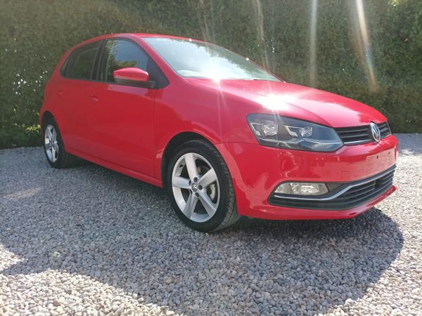 Volkswagen Polo Hatchback, Petrol, 2017, Red