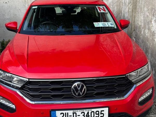 Volkswagen T-Roc SUV, Petrol, 2021, Red