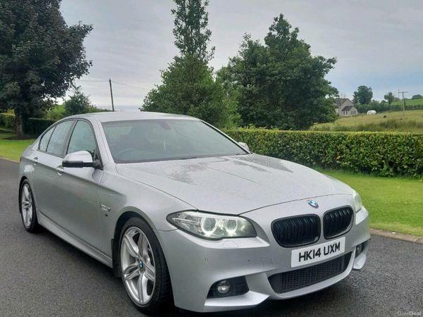 BMW 5-Series Saloon, Diesel, 2014, Silver