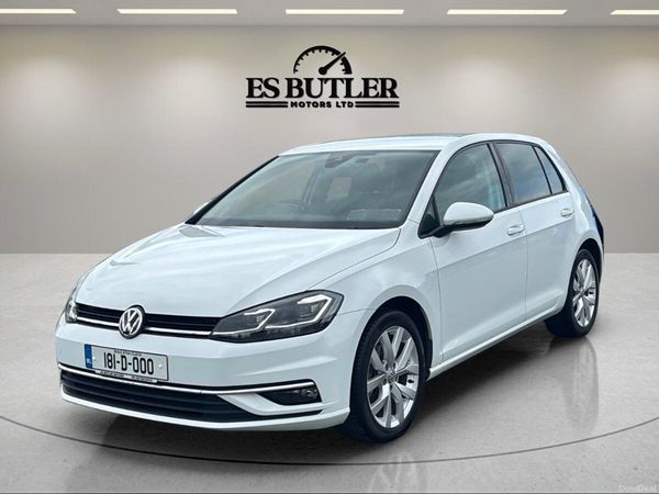 Volkswagen Golf Hatchback, Petrol, 2018, White