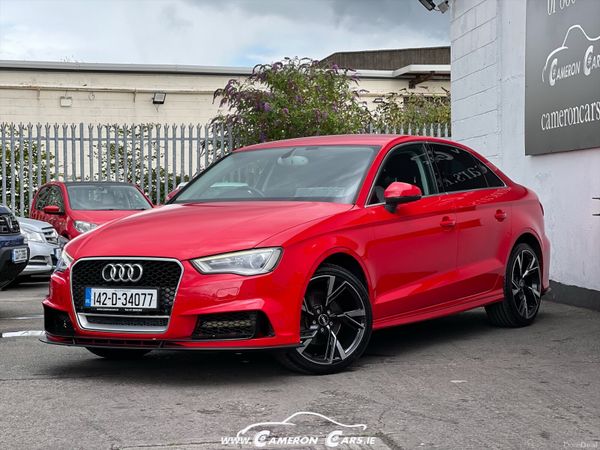 Audi A3 Saloon, Petrol, 2014, Red