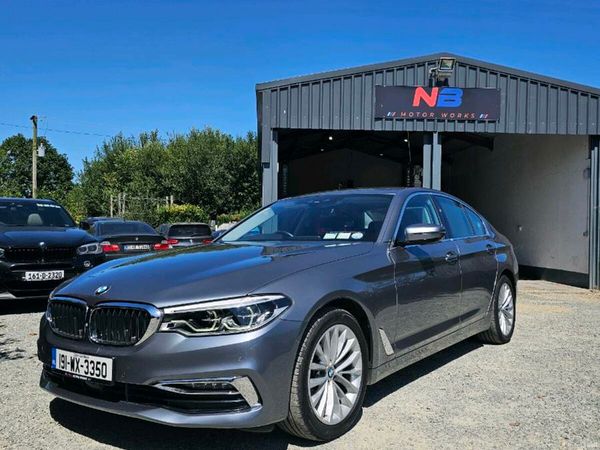 BMW 5-Series Saloon, Diesel, 2019, Blue