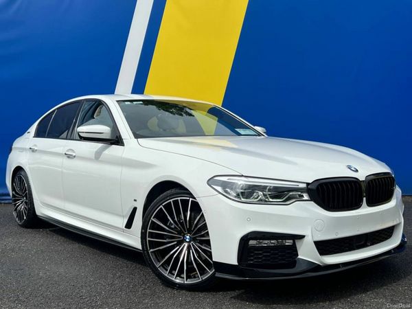 BMW 5-Series Saloon, Petrol Plug-in Hybrid, 2017, White