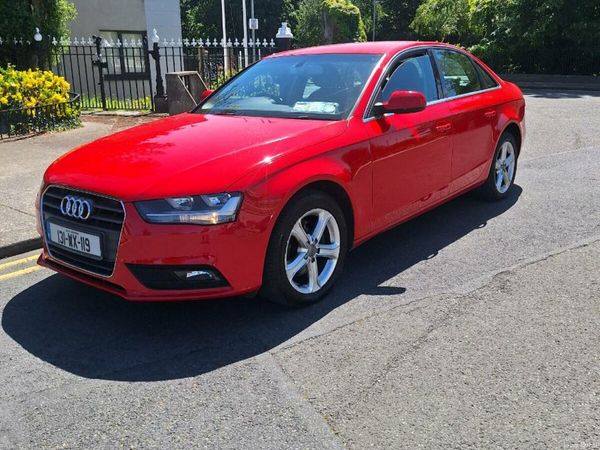 Audi A4 Saloon, Diesel, 2013, Red