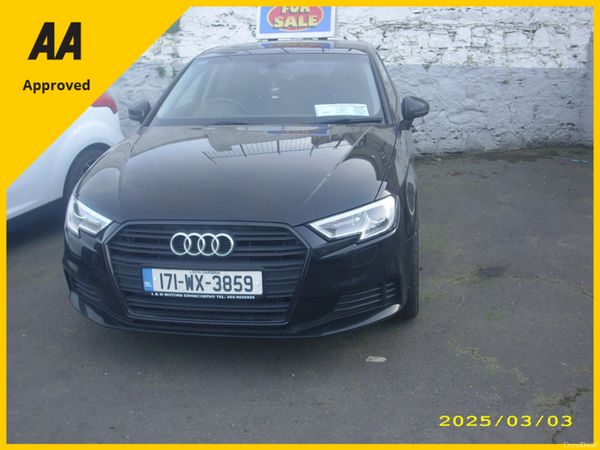 Audi A3 Hatchback, Diesel, 2017, Black