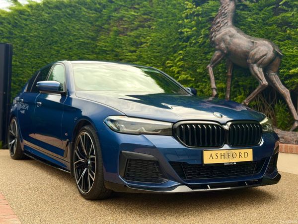 BMW 5-Series Saloon, Diesel, 2021, Blue
