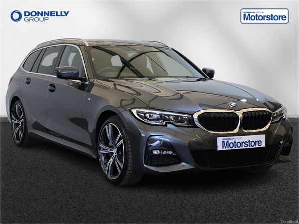BMW 3-Series Estate, Petrol Hybrid, 2021, Grey