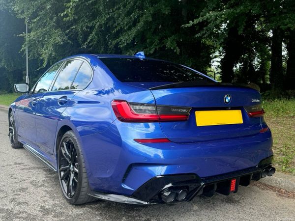 BMW 3-Series Saloon, Petrol Hybrid, 2019, Blue