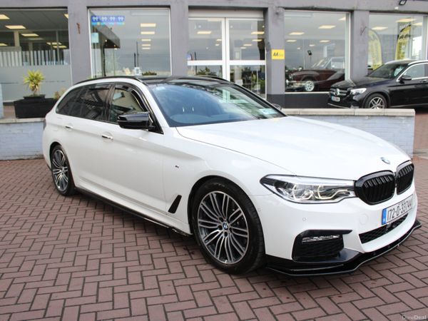 BMW 5-Series Estate, Diesel, 2017, White