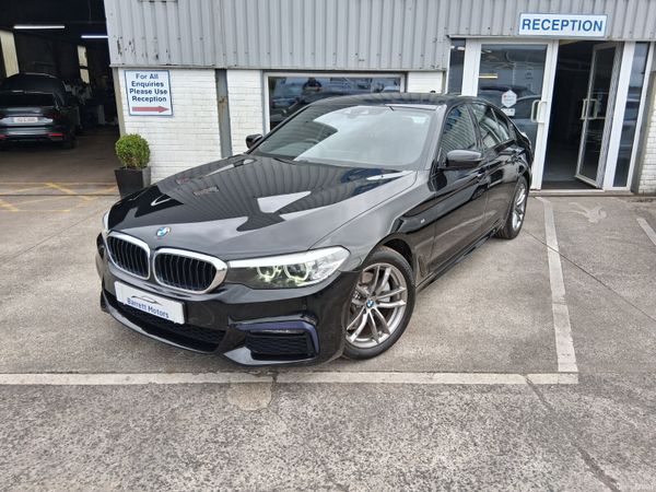 BMW 5-Series Saloon, Diesel Hybrid, 2020, Black