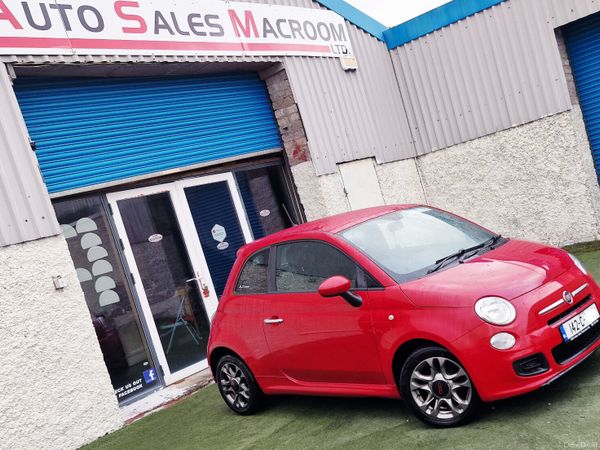 Fiat 500 Hatchback, Petrol, 2014, Red