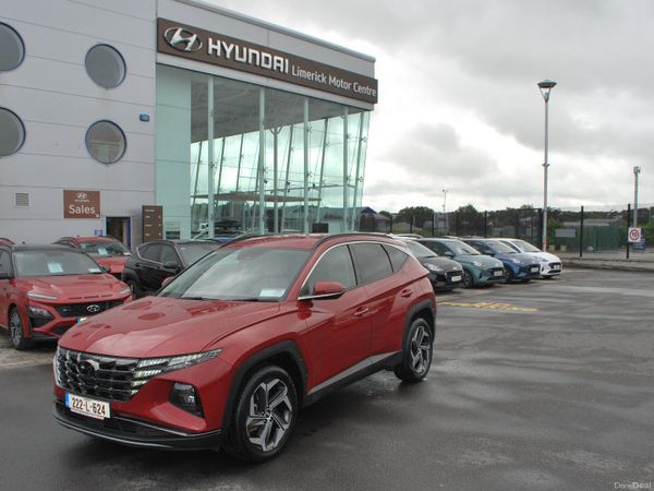Hyundai Tucson SUV, Petrol Hybrid, 2022, Red