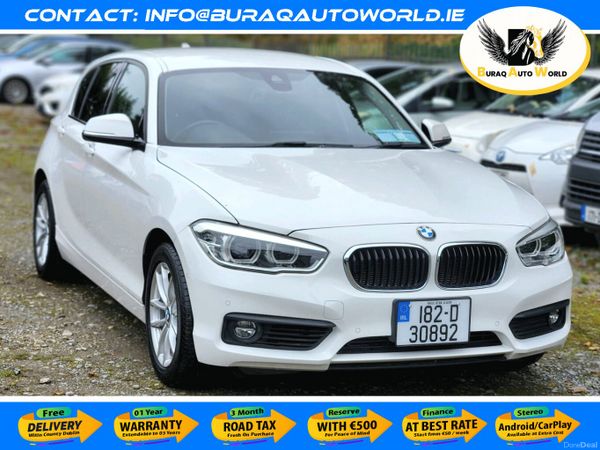 BMW 1-Series Hatchback, Petrol, 2018, White
