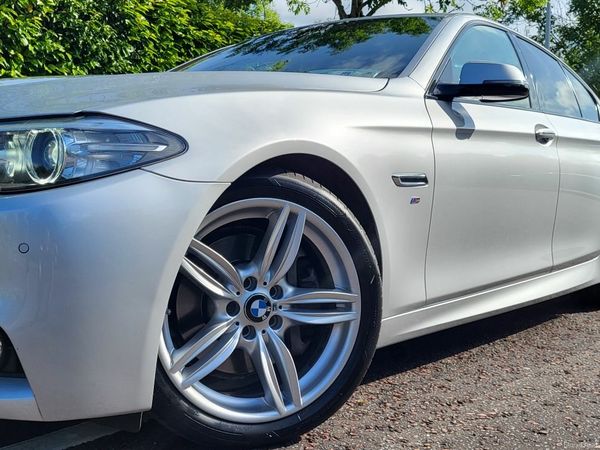 BMW 5-Series Saloon, Diesel, 2014, Silver
