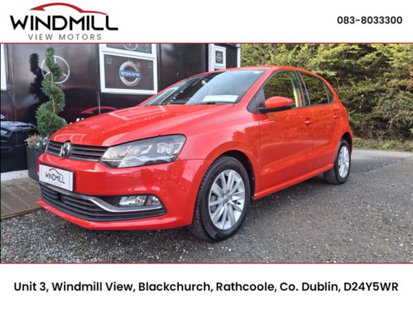 Volkswagen Polo Hatchback, Petrol, 2016, Red