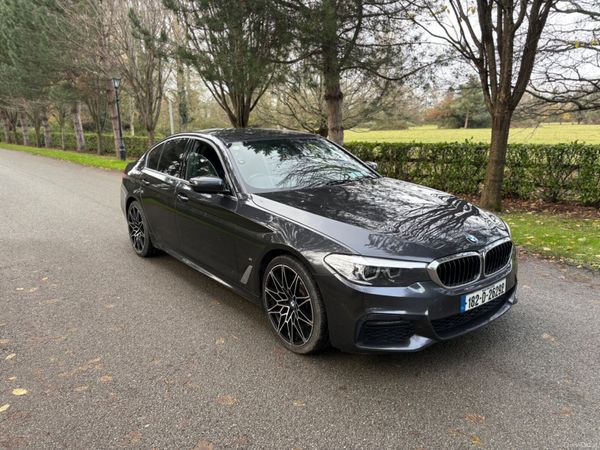 BMW 5-Series Saloon, Petrol Plug-in Hybrid, 2018, Grey