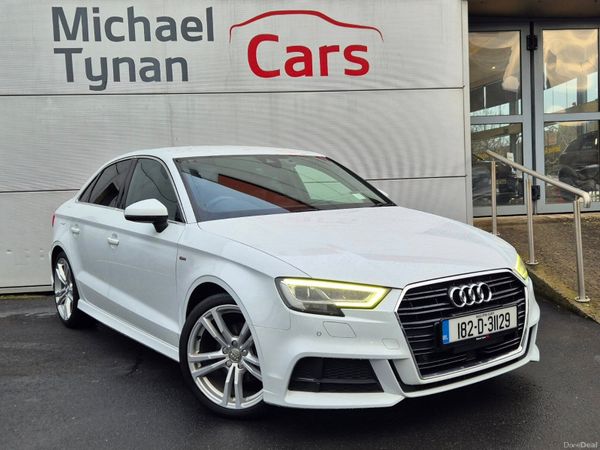 Audi A3 Saloon, Petrol, 2018, White