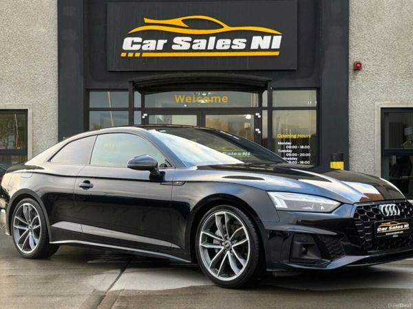 Audi A5 Coupe, Petrol Hybrid, 2022, Black