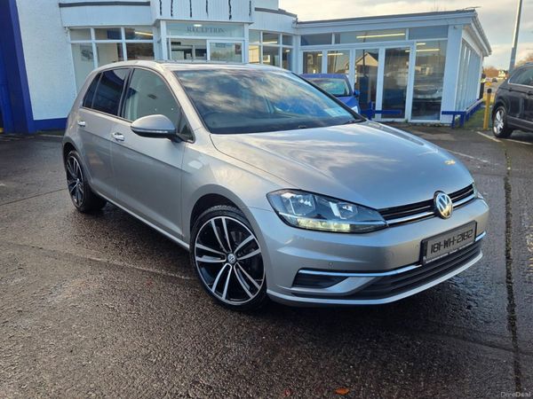 Volkswagen Golf Hatchback, Diesel, 2018, Silver
