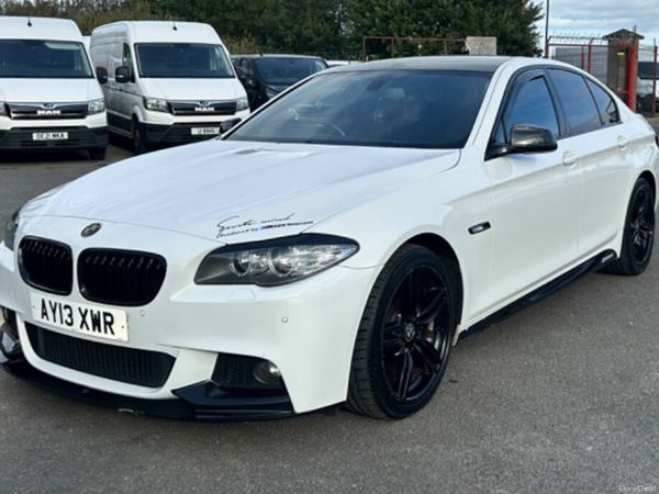 BMW 5-Series Saloon, Diesel, 2013, White