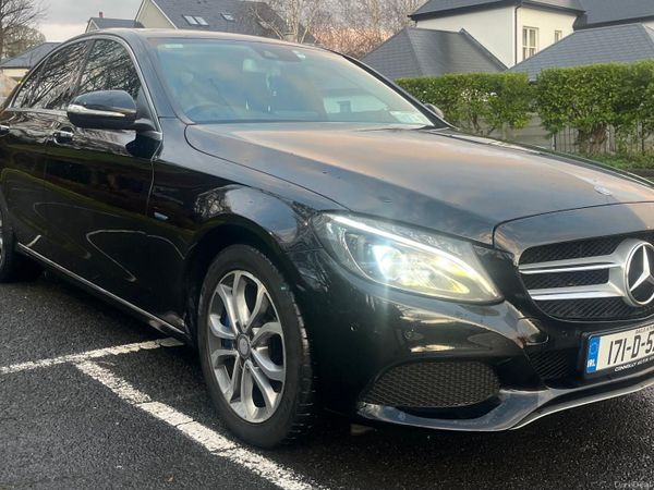 Mercedes-Benz C-Class Saloon, Petrol Plug-in Hybrid, 2017, Black