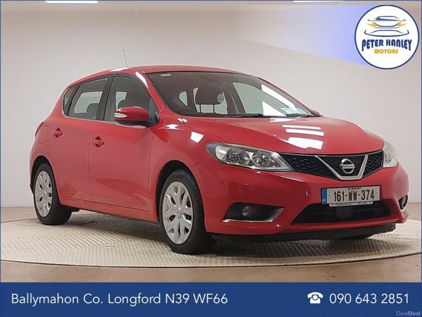 Nissan Pulsar Hatchback, Diesel, 2016, Red