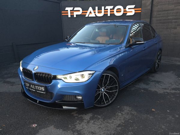BMW 3-Series Saloon, Petrol Hybrid, 2017, Blue