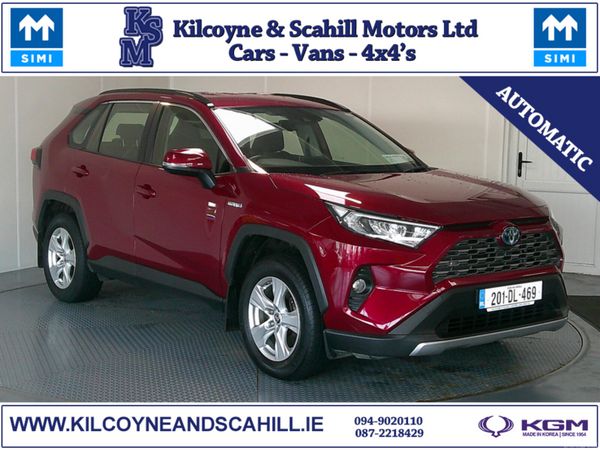 Toyota RAV4 SUV, Petrol Hybrid, 2020, Red